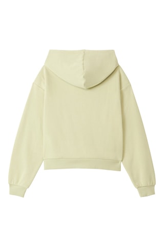 Sweat com capuz - Verde-claro