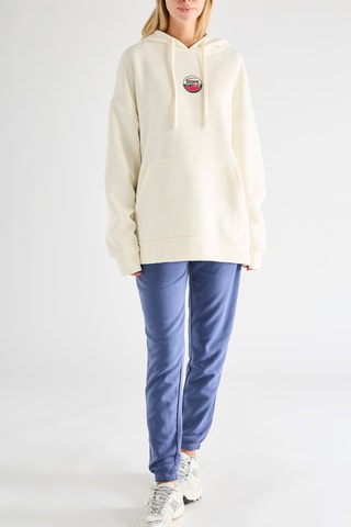 Sweat Sakamoto's Store com capuz - Cru