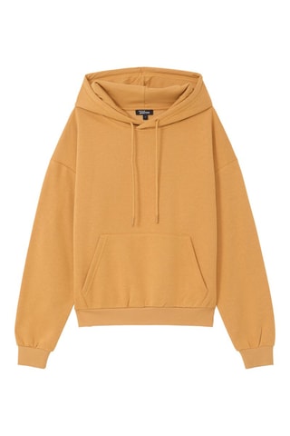 Felpa con cappuccio - Giallo scuro