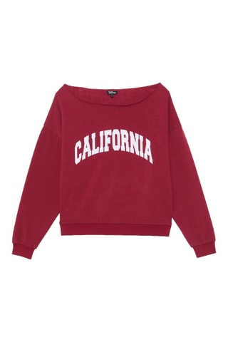 Felpa oversize - Rosso