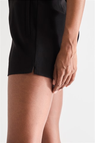 Shorts a vita alta - Nero