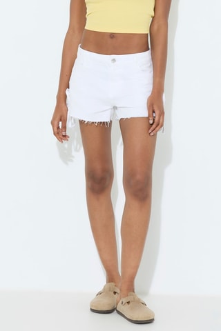 Shorts in jeans - Bianco