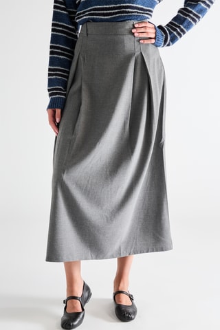 Gonna midi - Grigio scuro