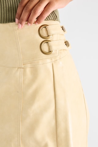 Saia direita - Bege-claro