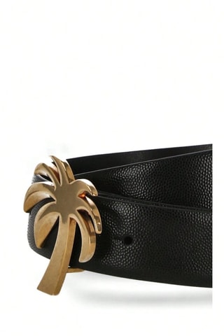 ##Ceinture en cuir de veau - Noir