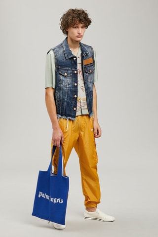 ##Tote bag en laine - Bleu marine