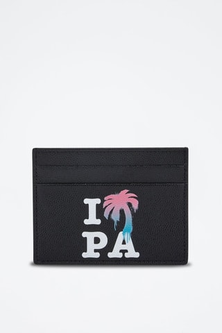 ##Porte-cartes en cuir - Noir