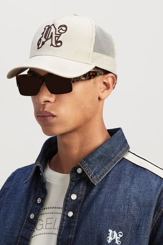 ##Casquette - Beige et marron