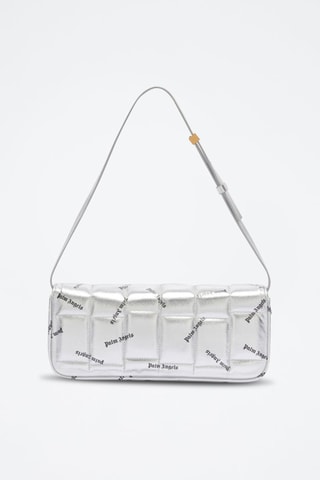 ##Sac bandoulière en cuir d’ovin - Argenté