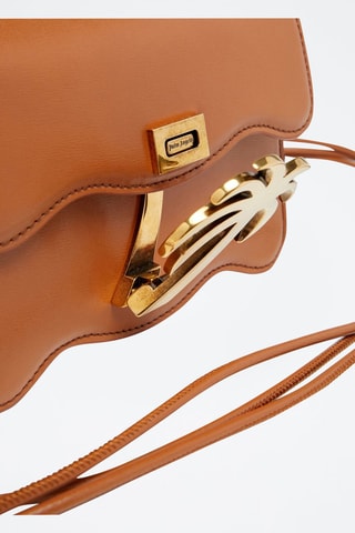 ##Sac bandoulière en cuir - Marron