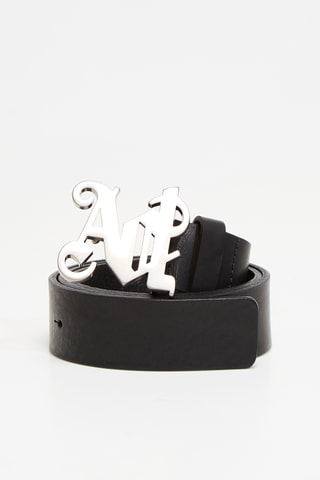 ##Ceinture en cuir - Noir