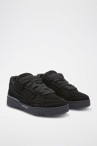 ##Baskets en nubuck - Noir