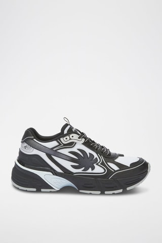 ##Baskets en cuir - Noir