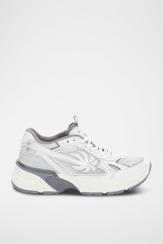 ##Baskets en cuir - Blanc