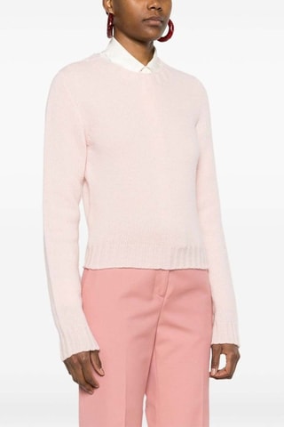 ##Pull en laine - Rose