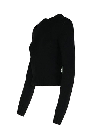 ##Pull en mérinos et cachemire - Noir