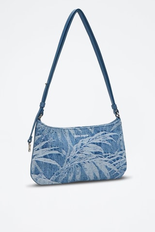 ##Sac bandoulière en jean - Bleu