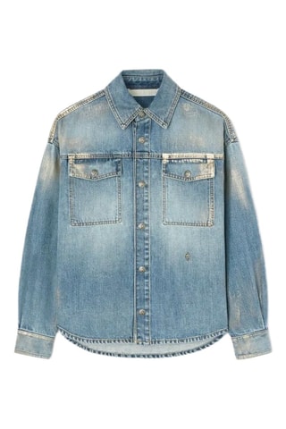 ##Surchemise en jean - Bleu