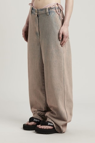 Jean wide legs - Rose