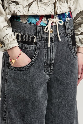 ##Jean wide legs - Gris