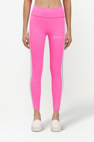 ##Legging taille haute - Fuchsia et blanc