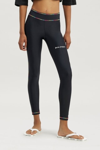 ##Legging d’entrainement 7/8 - Noir et blanc