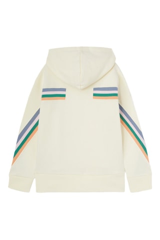 ##Sweat à capuche - Ecru