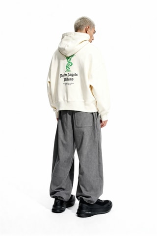 ##Sweat à capuche - Ecru