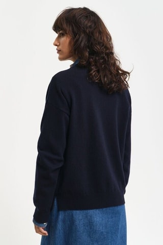 Maglia in lana d’agnello - Navy