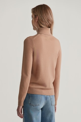 Maglia in lana d’agnello - Cammello