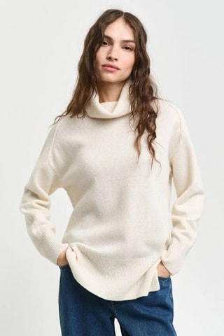 Maglia in lana e cashmere - Ecrù