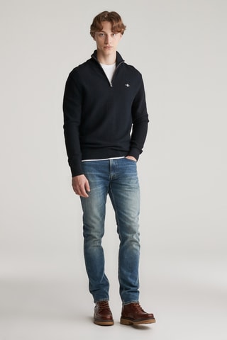 Maglia in cotone bio - Nero