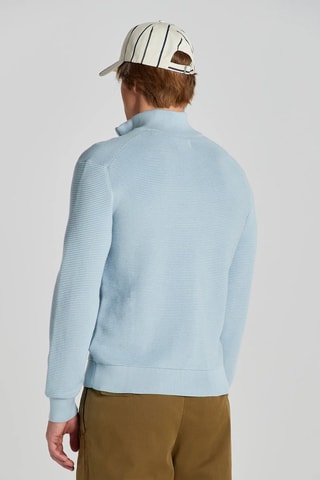 Cardigan regular - Azzurro