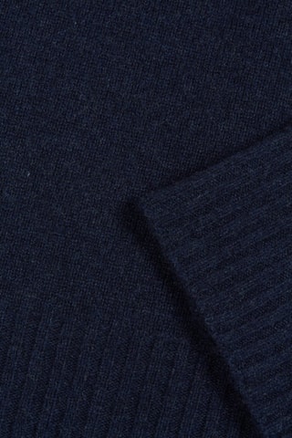 Maglia relaxed in lana - Navy
