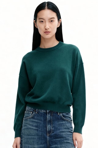 Maglia in lana - Verde scuro