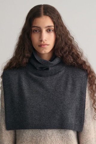 Scaldacollo in lana merino - Antracite