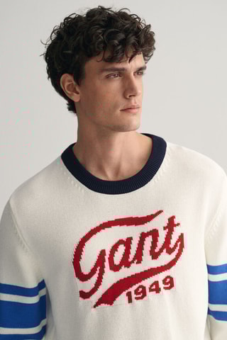 Maglia in cotone bio - Crema