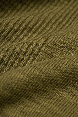 Maglia relaxed in seta - Verde oliva