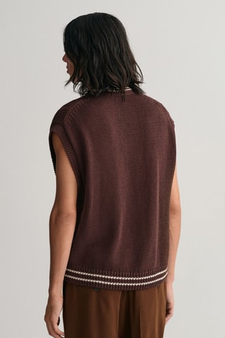 Maglia senza maniche - Marrone