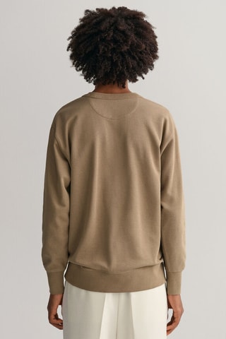 Felpa relaxed in cotone bio - Taupe