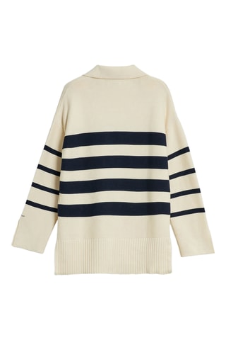 Maglia relaxed - Crema