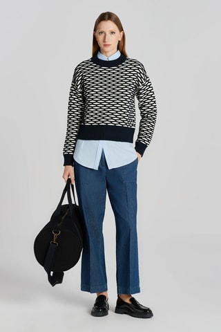 Maglia relaxed - Navy