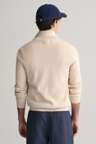 Maglia regular in cotone bio - Beige