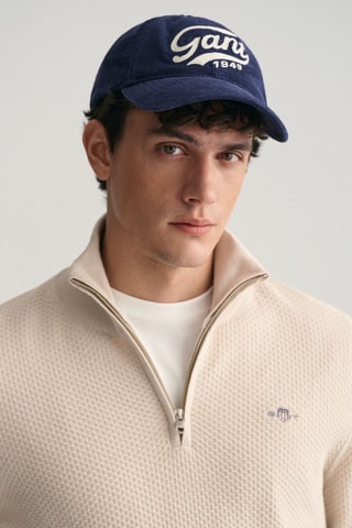 Maglia regular in cotone bio - Beige