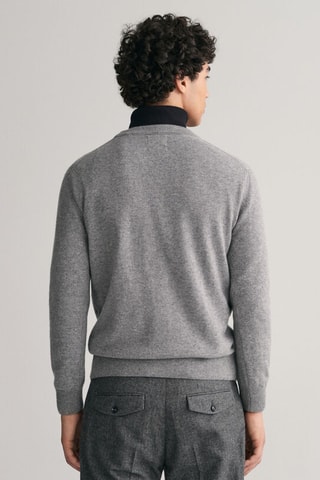 Maglia in cashmere - Grigio chiaro melange