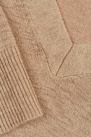 Maglia in lino e seta - Beige