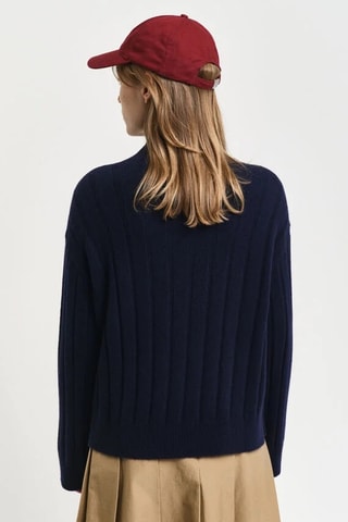 Maglia in lana d’agnello - Navy