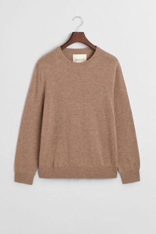 Maglia in cashmere - Marrone melange