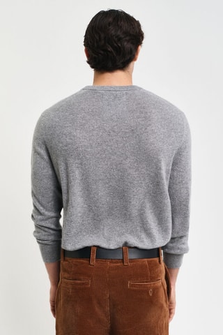Maglia in cashmere - Grigio melange
