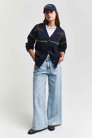 Cardigan relaxed - Navy